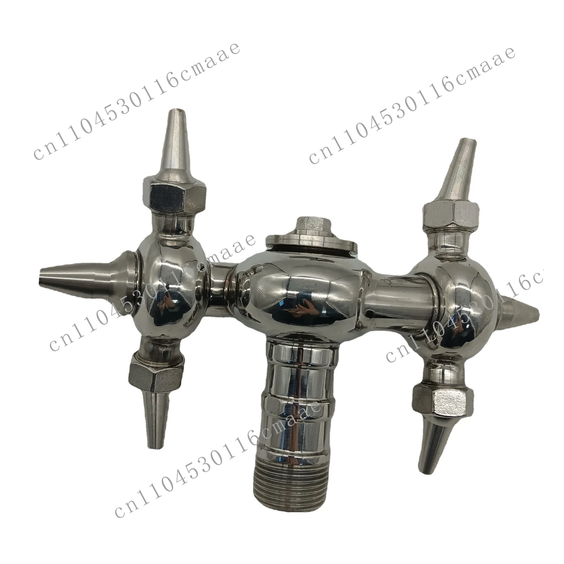304 stainless steel horn rotary cleaning ball horn washer thread type rotary cleaning ball outer wire