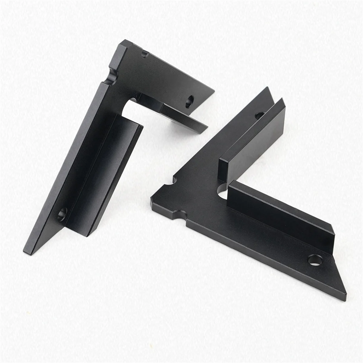 A83Z حامل مسطرة الزاوية اليمنى 90 ° أداة تحديد المواقع المساعدة على شكل حرف L أداة زاوية ثابتة لأعمال النجارة أداة ثابتة بزاوية قائمة #5