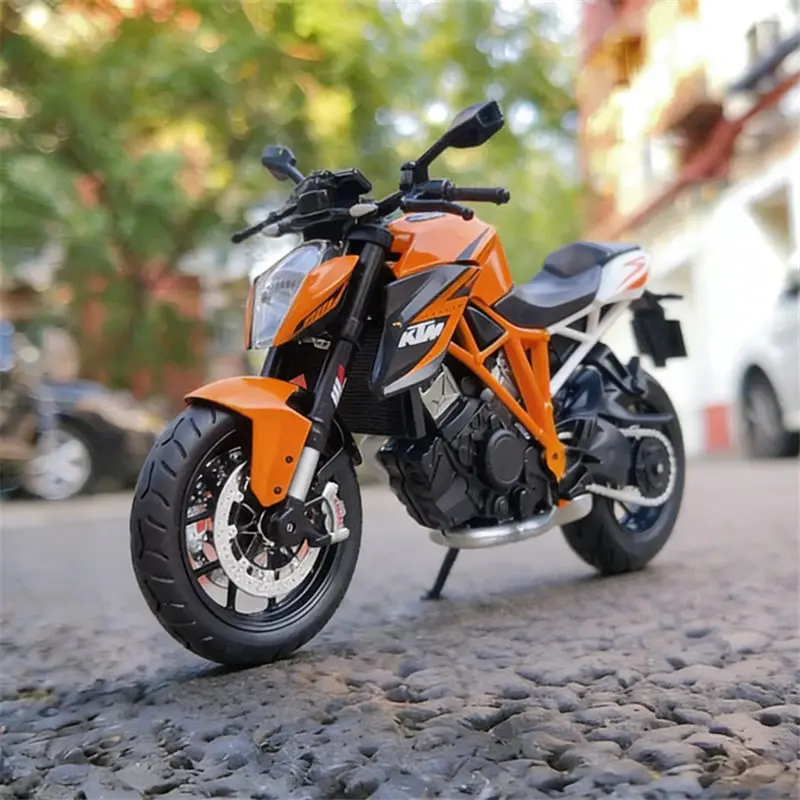 

Модель мотоцикла Welly 1:18 KTM 1290 Super DUKE R из сплава, литая под давлением, металлическая модель для уличных гонок, игрушка для детей, подарок