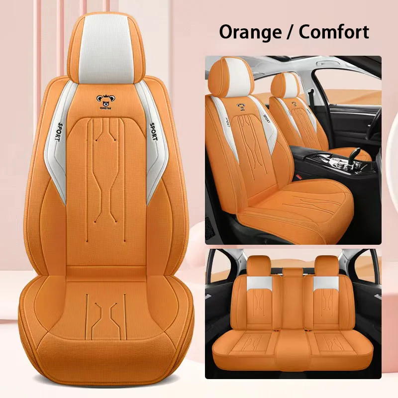 

Universal Leather car seat covers For Ssangyong chairman KYRON korando actyon tivolan all car model accessories Vehicle supplies