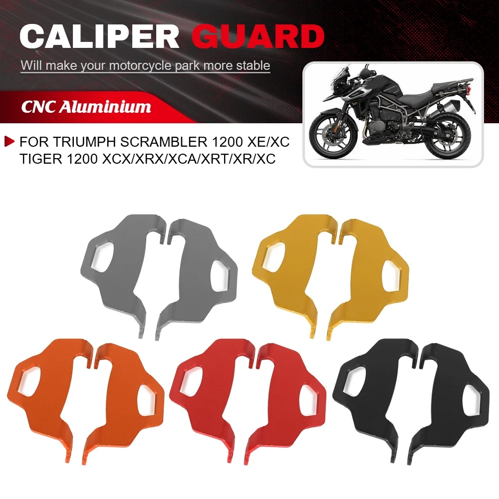 

For Scrambler 1200 XE/XC Tiger 1200 XCX/XRX/XCA/XRT/XR/XC 2018+ Motorcycle Front Left & Right Brake Caliper Cover Guard