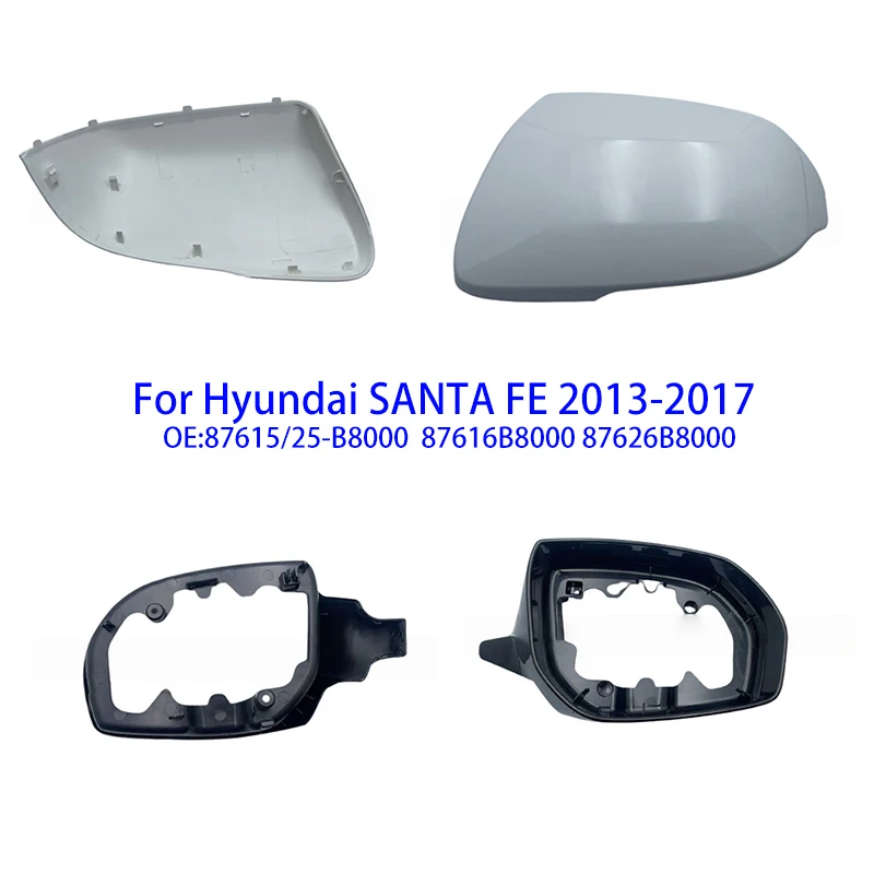 

For Hyundai Grand SANTA FE 2013-2017 Car Side Rear View Mirrors Turn Signal Light Lamp Rearview Mirror Frame 1PCS NEW
