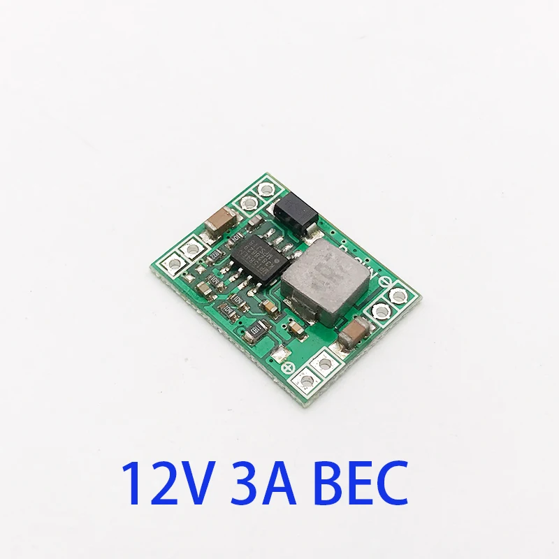 Módulo de Alimentação BEC para Quadcopter RC Drone, Buck Step Down Regulador, Parte do carro, Tamanho ultra pequeno, DC, 5V, 3 V, 12V, 3A