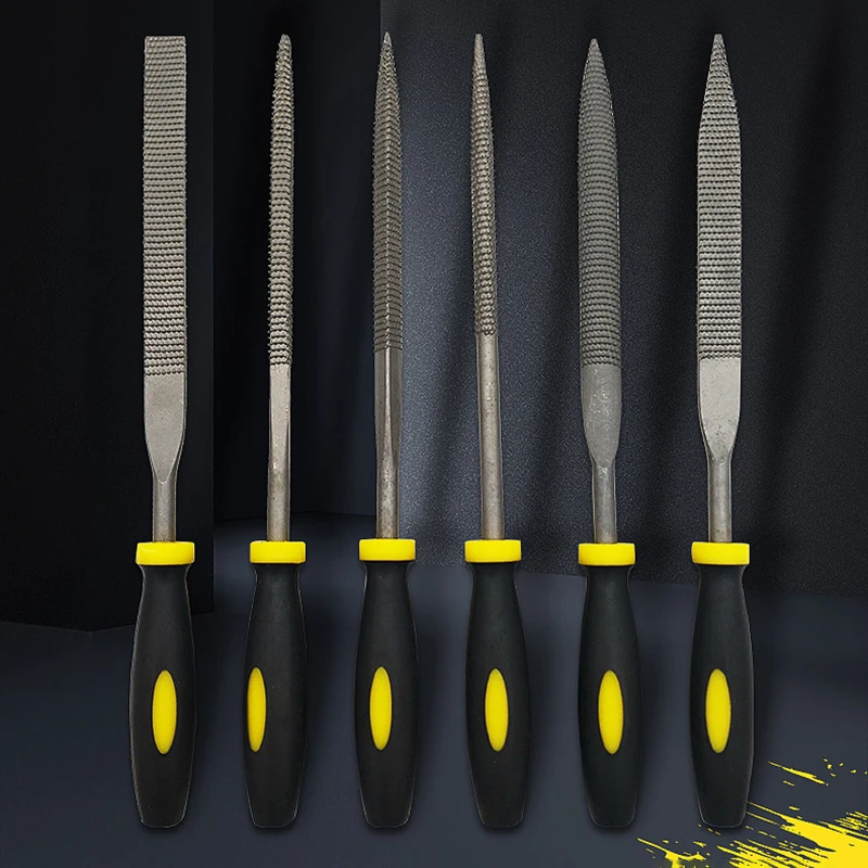 Imagem -02 - Mini Metal Rasp Needle Files Grupo Ferramentas de Escultura em Madeira Rasp de Aço Arquivamento Carpintaria Ferramenta de Arquivo de Mão 6x140 mm