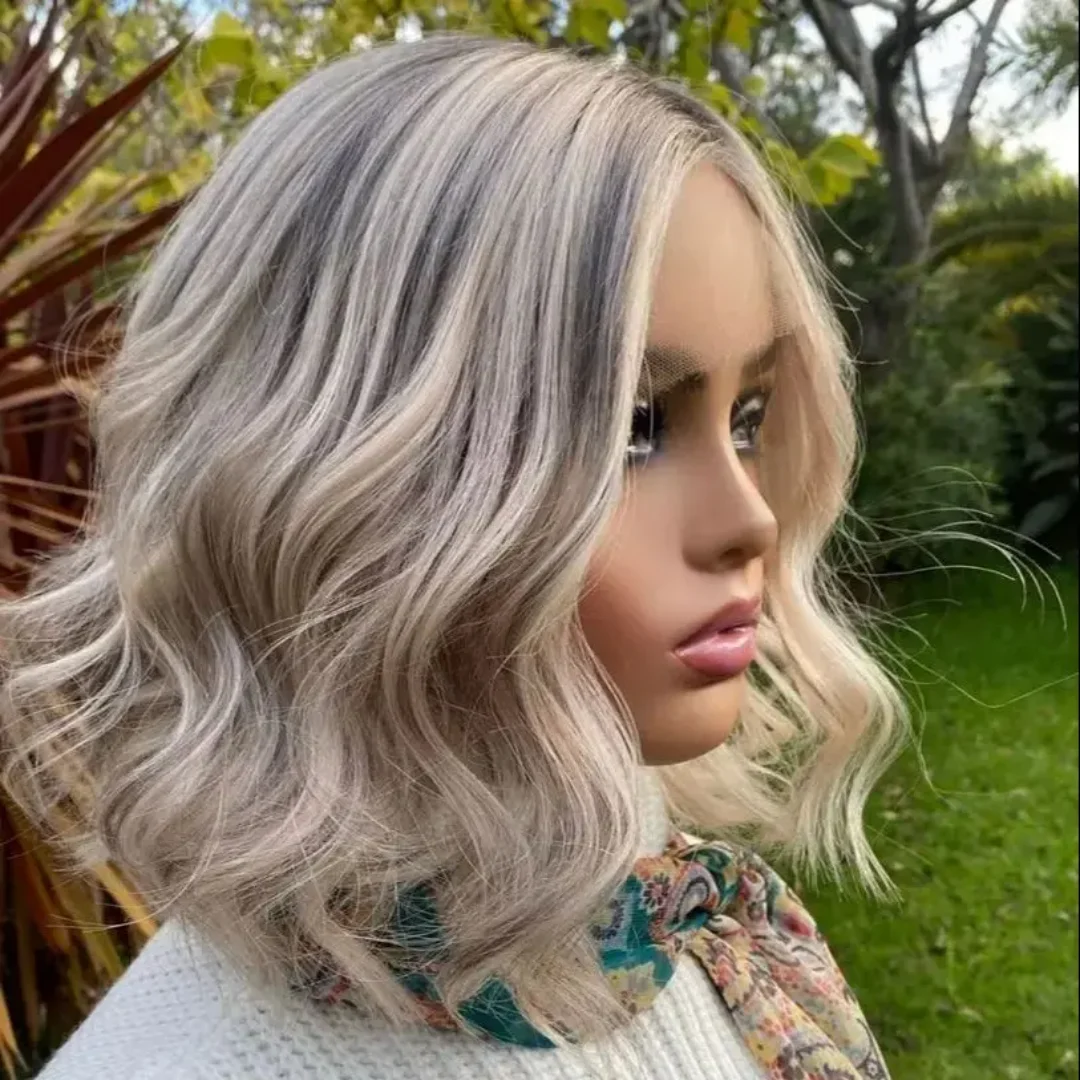 Glueless Natural Ombre Blond Body Wave Hair Wig 150 Density 13x4 Lace Front with Baby Hair Pre-Plucked 100% Human Hair view 4