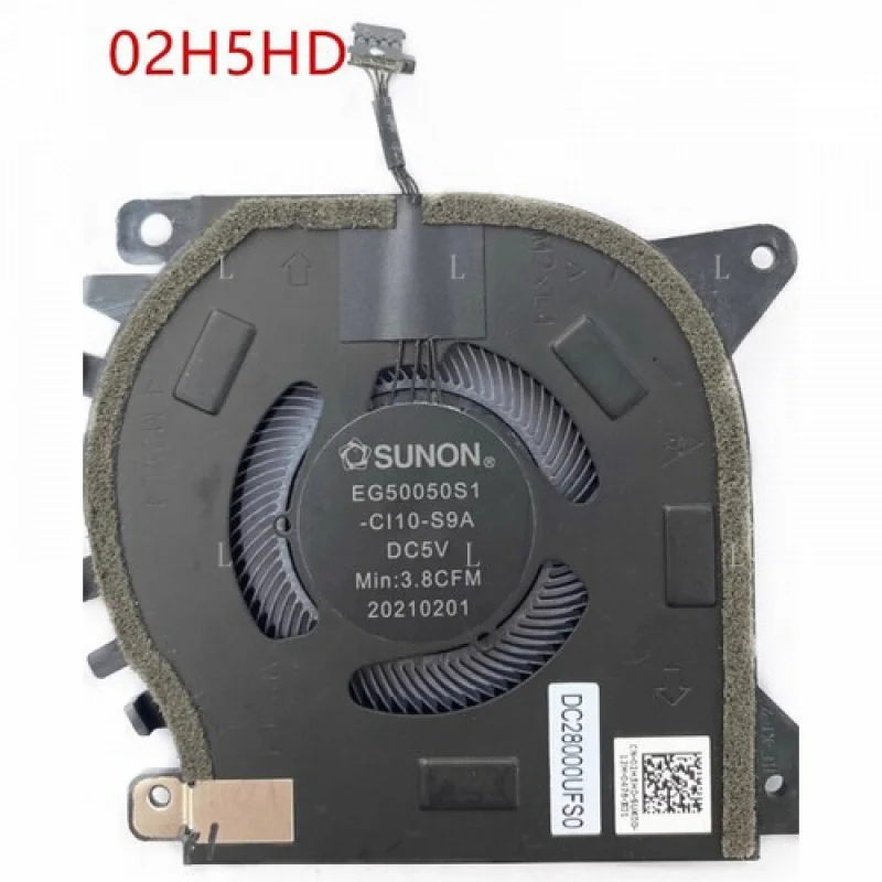 L لمروحة Dell Alienware X15 R1 02H5HD 2H5HD 07M2CV 7M2CV EG50050S1-CI00-S9A #2