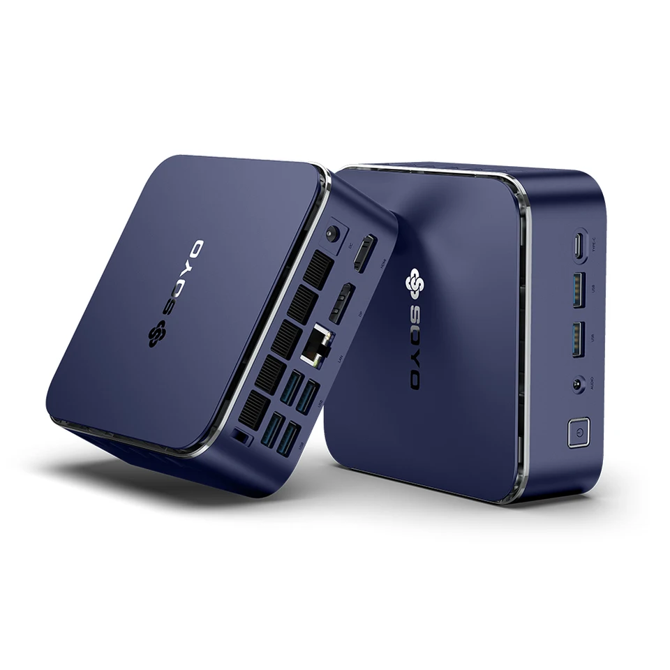 SOYO M5 Mini PC AMD Ryzen 3 4300U LPDDR4 16GB RAM 512GB ROM M.2
