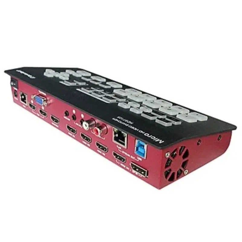 NEW OTON A13 Super Stream Live Stream Video Switcher (4 HD-MI+1 DP)SDI Input DVD Output MIX /FADE Effects Switching VS HDS7105