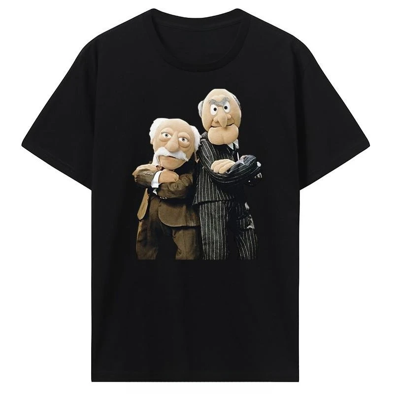 T-shirt d'été 2026 pour homme à col rond imprimé dessin animé, 100 % coton, neutre, doux, respirant, pour extérieur et usage quotidien, manches courtes, grande taille
