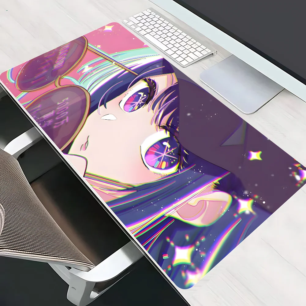 H-Hoshino Ai Draincore Mousepad Mouse Pad Large Computer Gaming Keyboard Rug Mousepad Laptop Gamer Accessories Desk Mat HD