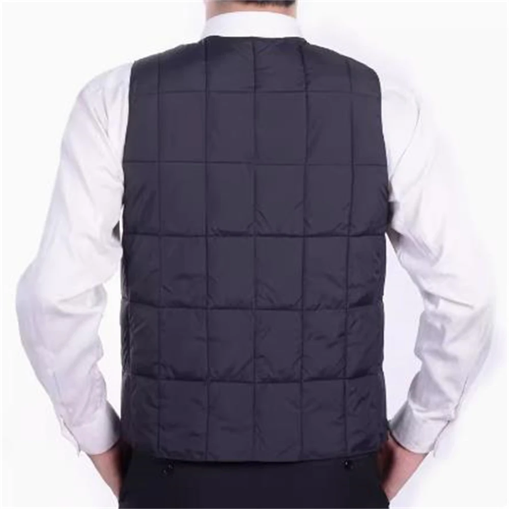 Man Spring Down Vests male Autumn Warm Down Vest Men loose Warm Abajo Waistcoat Women Abajo Overcoat Abajo Parkas Gilet Tops 5XL