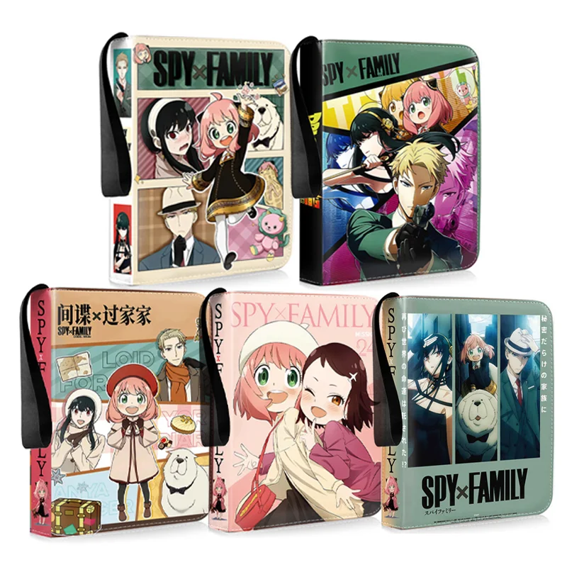 

New 400/900 PCS Anime SPY×FAMILY Card Album Map Letter Folder Binder Notebook Game Collection Gifts Toys