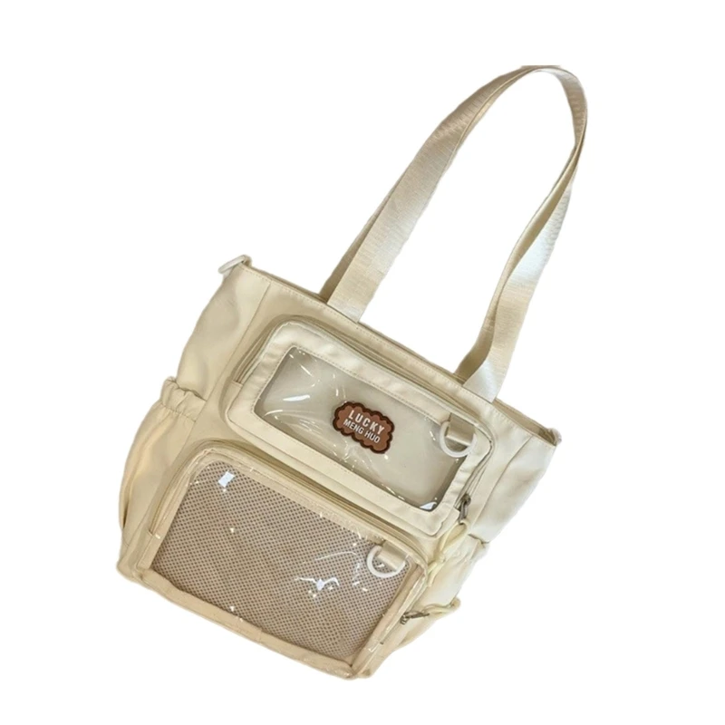 à bandoulière pour écolière, à main à bandoulière avec fenêtre transparente, Itabag Transparent