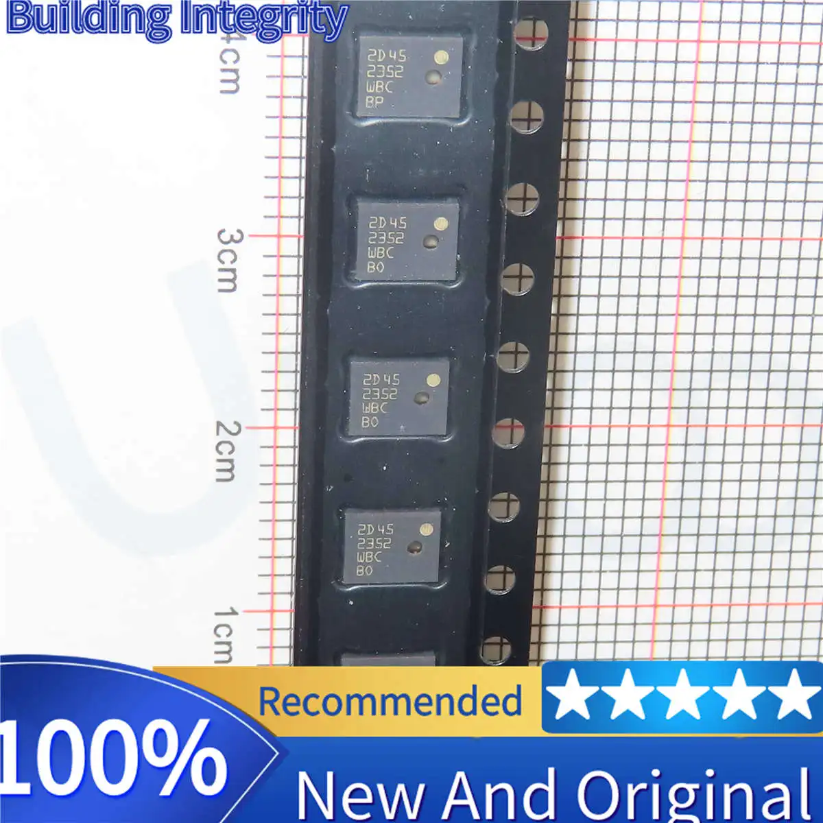 (10/100 pieces) MP45DT02 MP45DT02TR silkscreened 2D45 6HLGA digital microphone audio chip original immediate