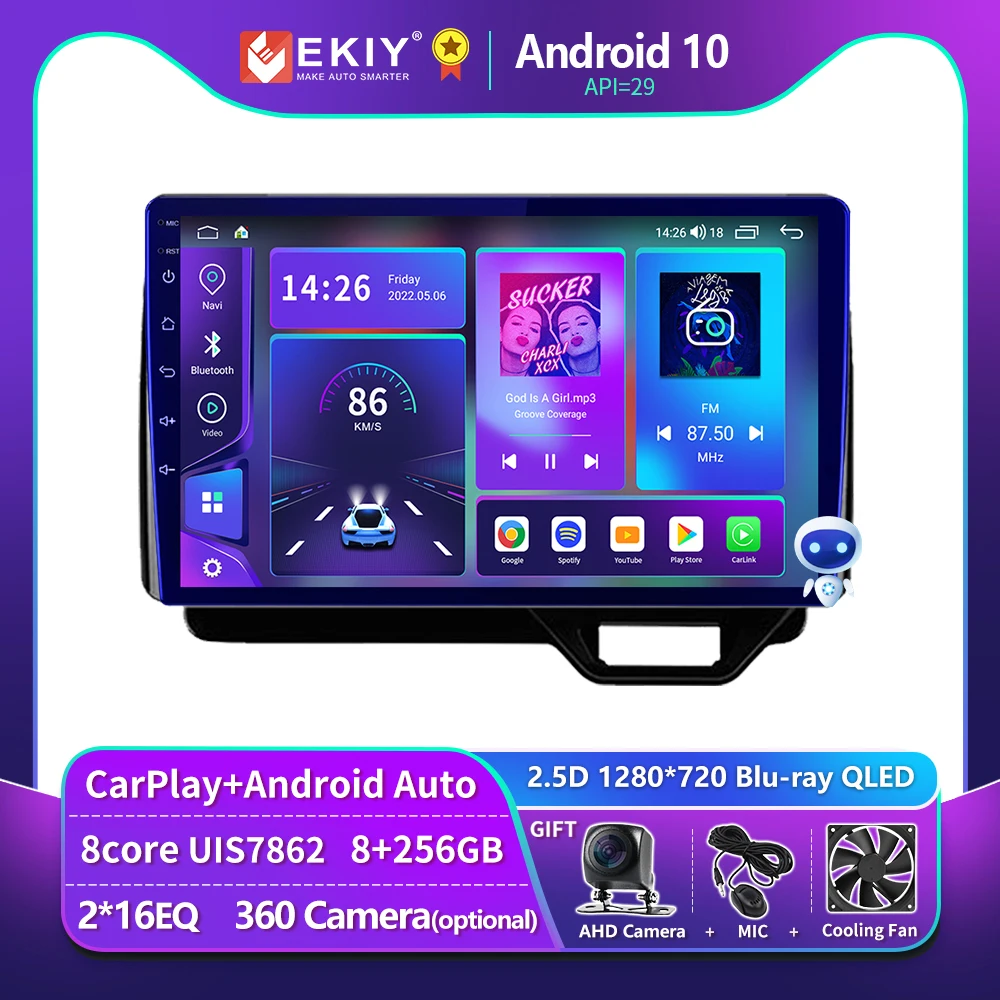 

EKIY T900 Car Radio For Honda N-BOX II 2 JF3/4 2017-2021 Multimedia Video Player Android Auto Carplay Stereo Navigation GPS DVD