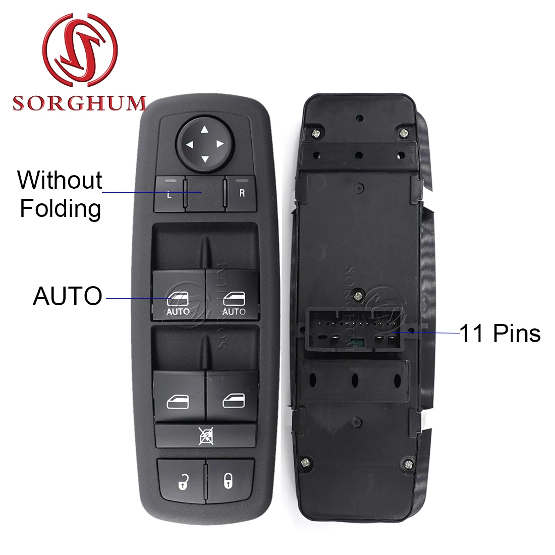 SORGHUM 68139805AB 68231805AA 68139805AD Front Left Electric Power Window Control Switch For Chrysler 200 300 For Dodge Charger