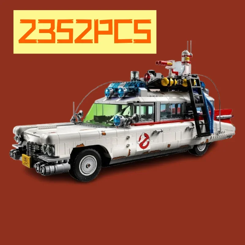 2352 Stücke Ghostbusters ECTO-1 Kreative Fahrzeug Baustein 2352 Stücke Modell Auto Kit Spielzeug