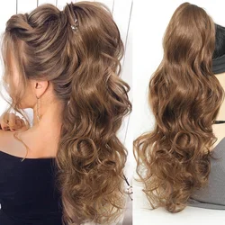 Claw Ponytail Extension for Women 18 Inch Ponytail Extension Synthetic Hair Extensions Long Natural Wavy Curly  Hairpieces