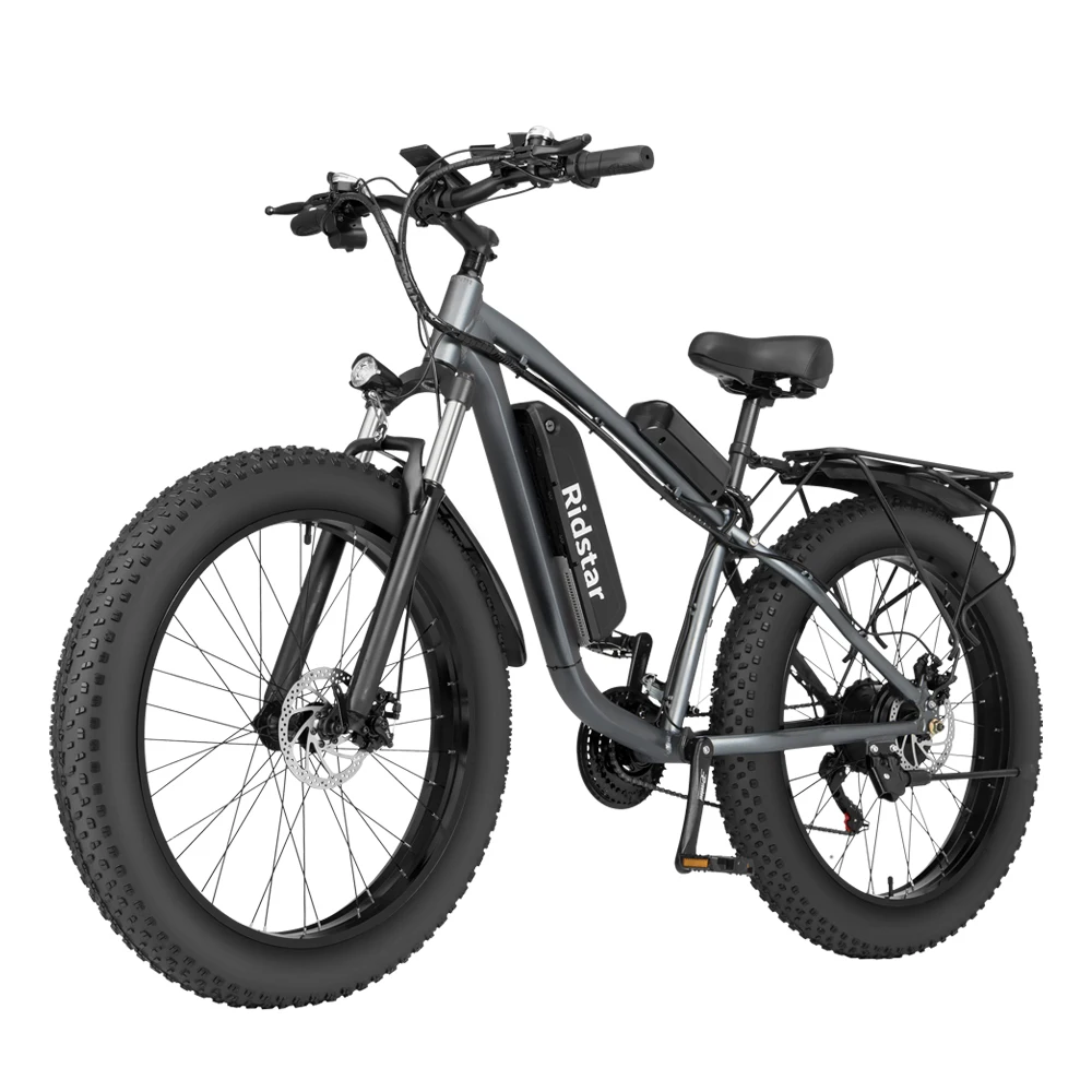 

EU warehouse delivery ebike 48V14AH lithium battery 1000W high power electric bicycle 4.0*26 inch 21speed mountain electric bike