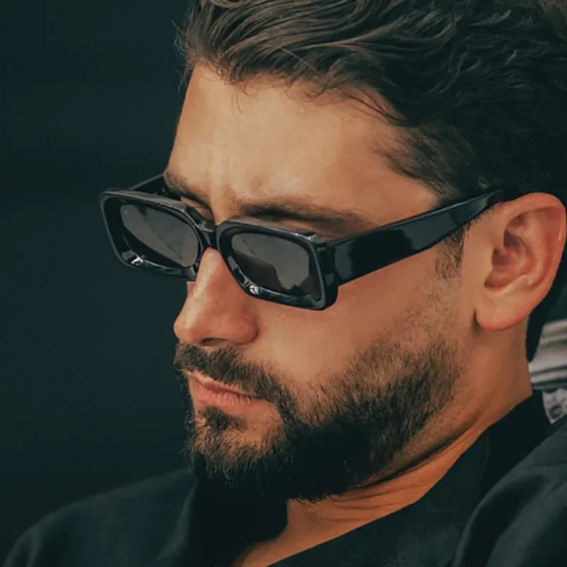 Modische Klassische Kleine Rechteckige Sonnenbrille für Damen Retro Herren Quadratische Fahrerbrille Männliche Sonnenbrillen UV400-Schutz