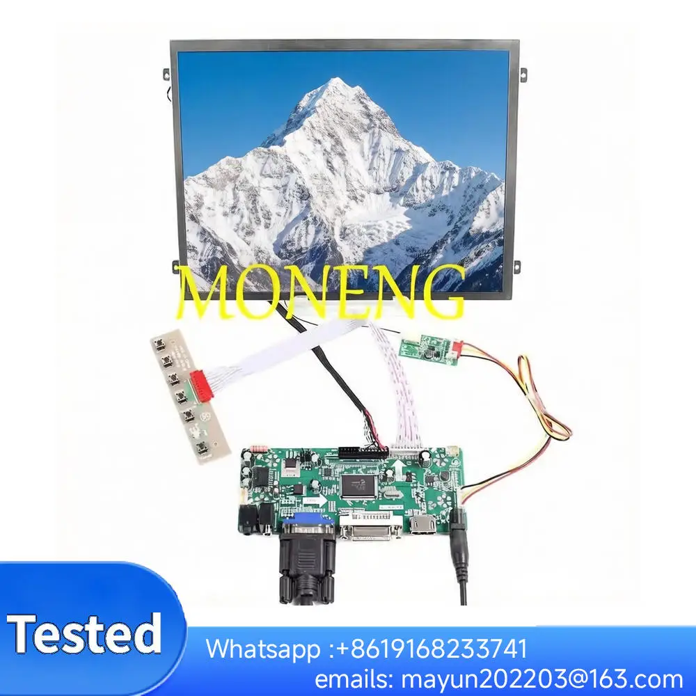 

10,4-дюймовый IPS LCD-дисплей VS104T-003A (1024×768, 500 нит) с платой контроллера HDMI/VGA/аудио.