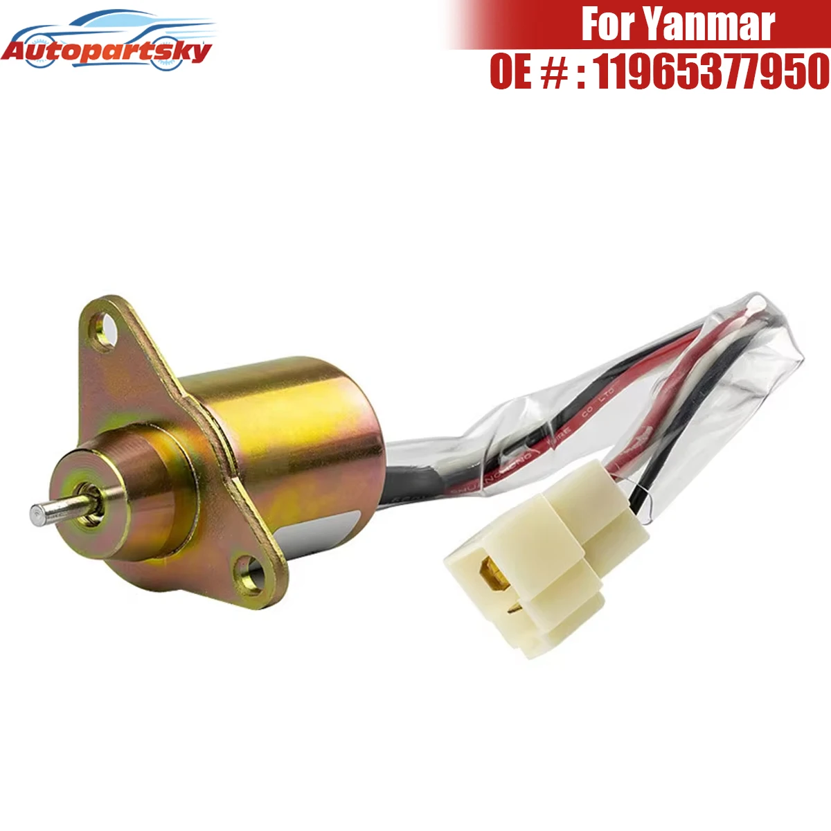 

Car Accessories 1503ES-12S5SUC5S SA4569T 11965377950 1759460014 Fuel Shut-Off Solenoid Valve For Yanmar R557 John Deere Tractor