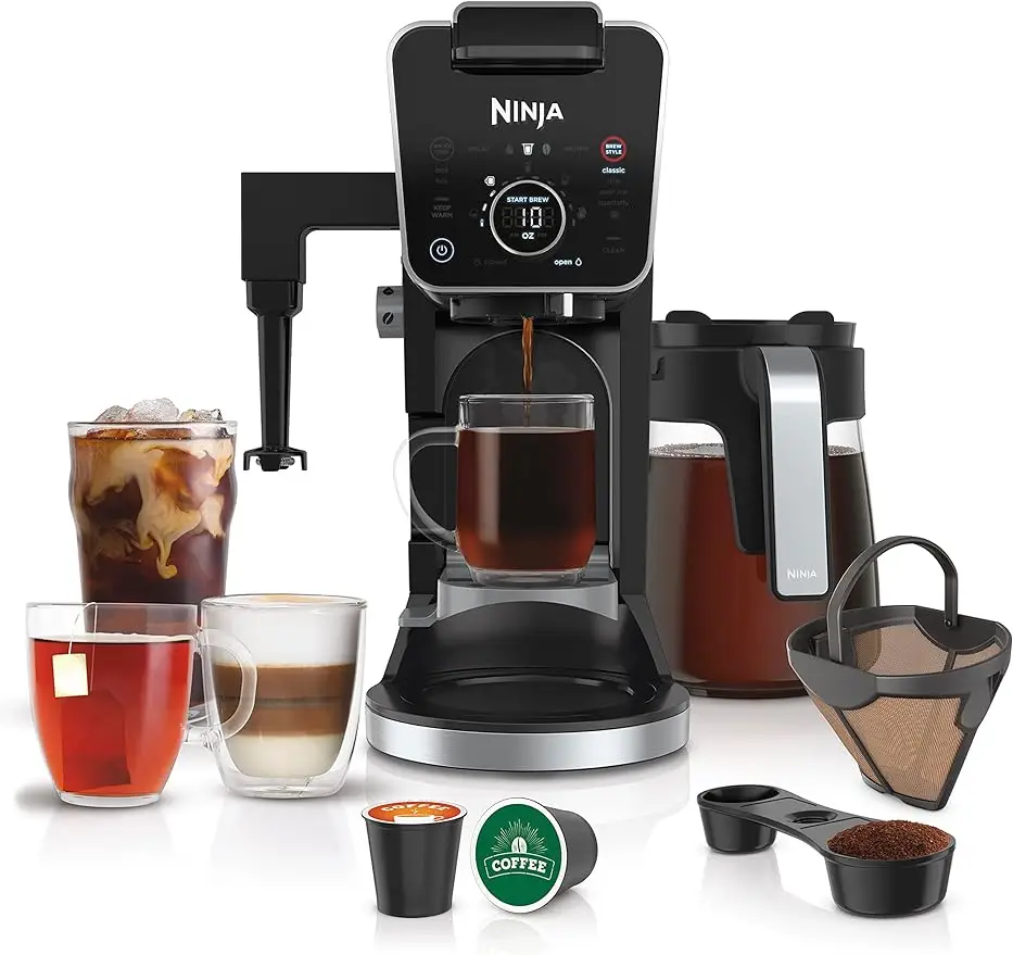 

CFP307 DualBrew Pro Specialty Coffee System, Single-Serve, Compatible with K-Cup Pods, and 12-Cup Drip Coffee Maker