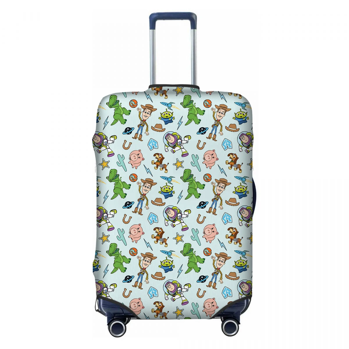 World Travel Luggage Cover Suitable for 18-32 Inch Bag Suitcase Cover Trolley Case Travel Accessories Buzz Lightyear Print