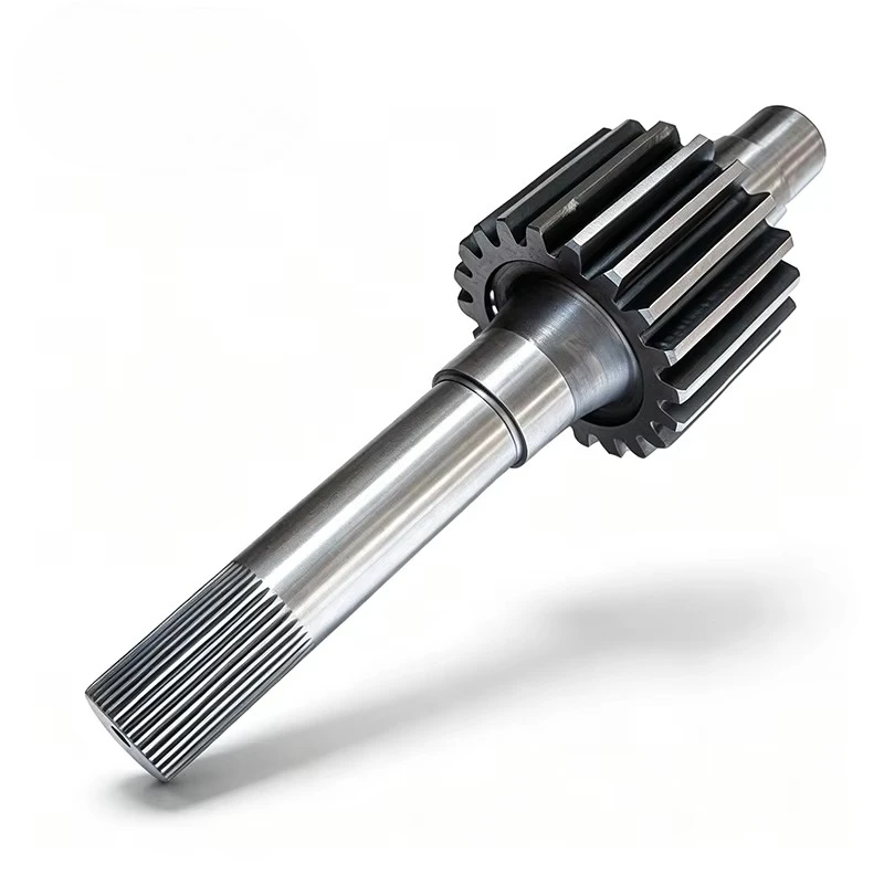 forYOGIE Quality Factory Custom Steel Spline Pinion Gear Shaft for Hydraulic Pump Spare Parts Large Module Heavy Size