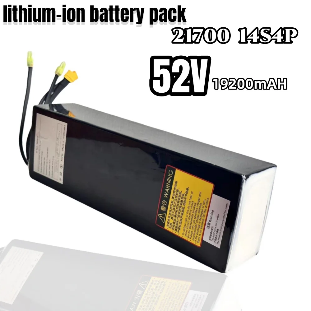 52V 19.2Ah 21700 14S4P Rechargeable Lithium Battery Pack Suitable For Dual Drive Scooter Battery