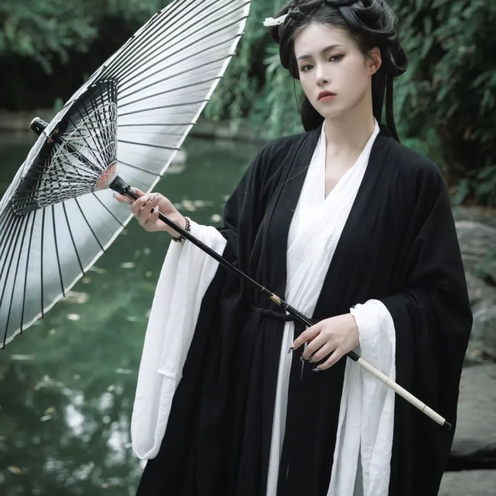 2025-new-original-autumn-winter-hanfu-women-wei-jin-style-cross-collar-straight-ju-wide-sleeve-flowy-fairy-ancient-costume