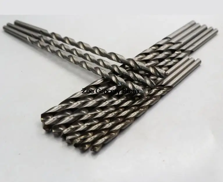2.5mm Dia 120mm Length  Straight Shank Twist Drilling Bit for Electric Drill 10pcs