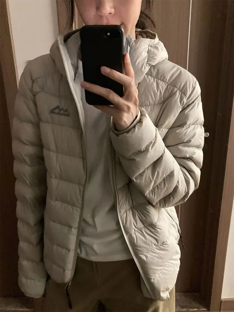 

Retro American ey Cotton Jaet Women's Winter Thi Warm Slim Loose Soft Cotton Coat Trendy Korean Sle Long Sve Zipper