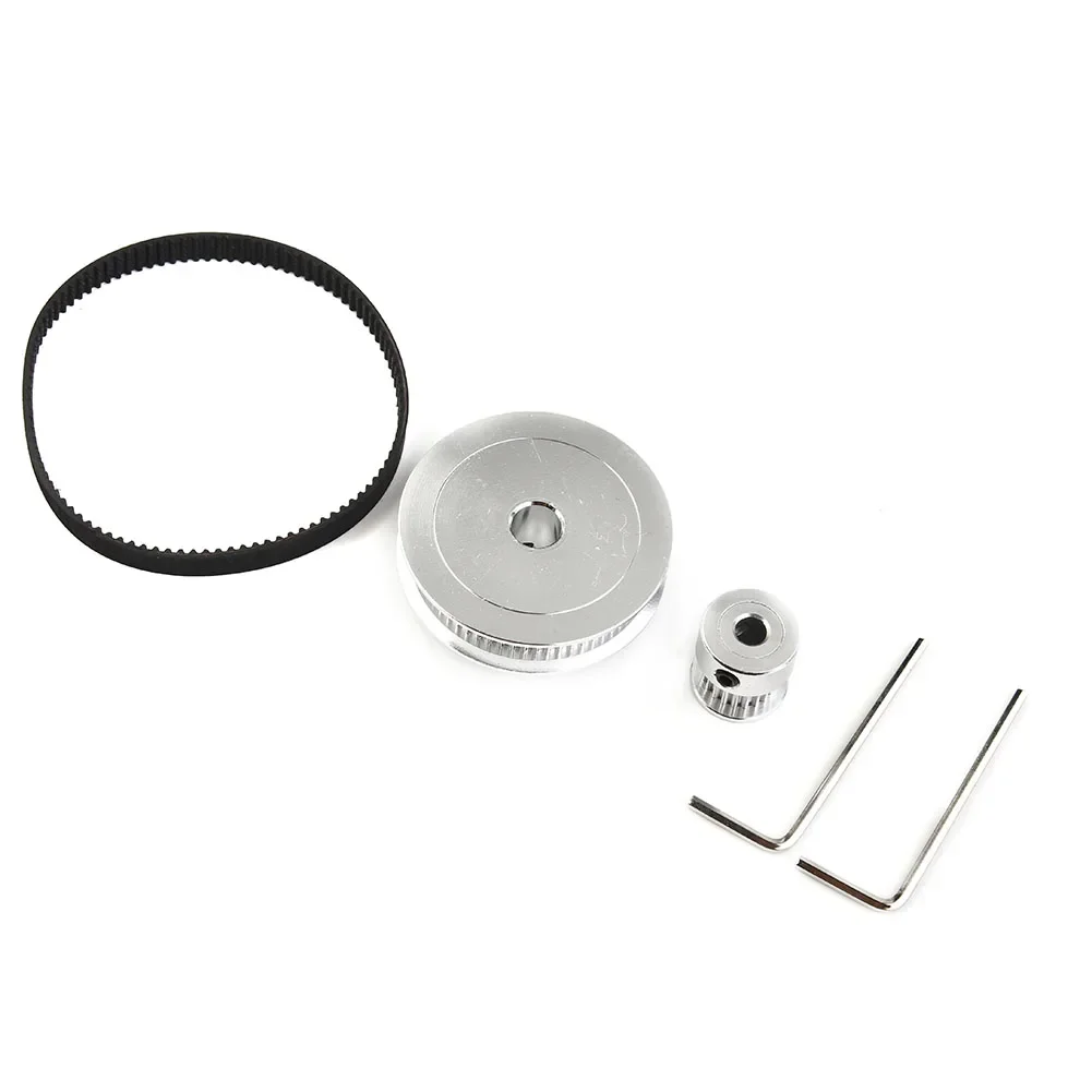 And 60 Teeth Gear Belt Closed-loop For 3D Printer Pulley Timing 20 Teeth 2GT Pitch 2mm 2GT60T20T-200 Brand New