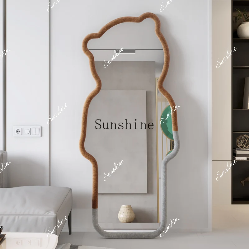 

Nordic full body home living room bear bedroom against the wall fitting mirror FT