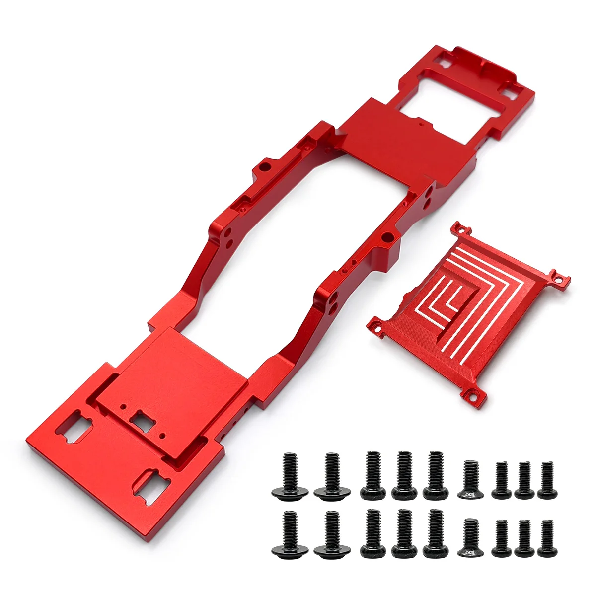 RC Car Upgrade Beam Box Base Set Fit For MN 1/12 Tank 300 MN300 Metal Modification Remote Control Car Parts