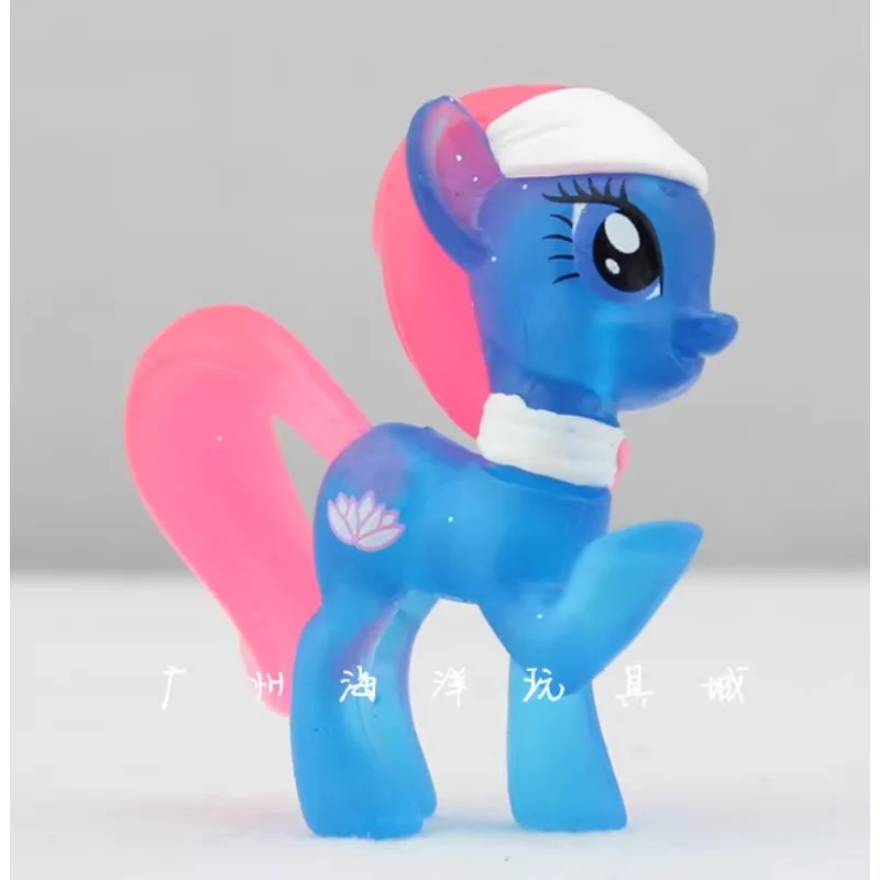 My Little Pony, фигурка 5 см, кукла, прозрачный Лотос, звездный свет, Мерцающая Радуга, тире, принцесса, педаль, шипы, блестящая игрушка