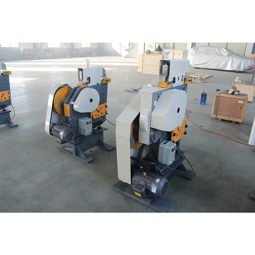 Mini Multifunctional Hydraulic Metal Sheets Mechanical Ironworker Punching and Shearing Machine