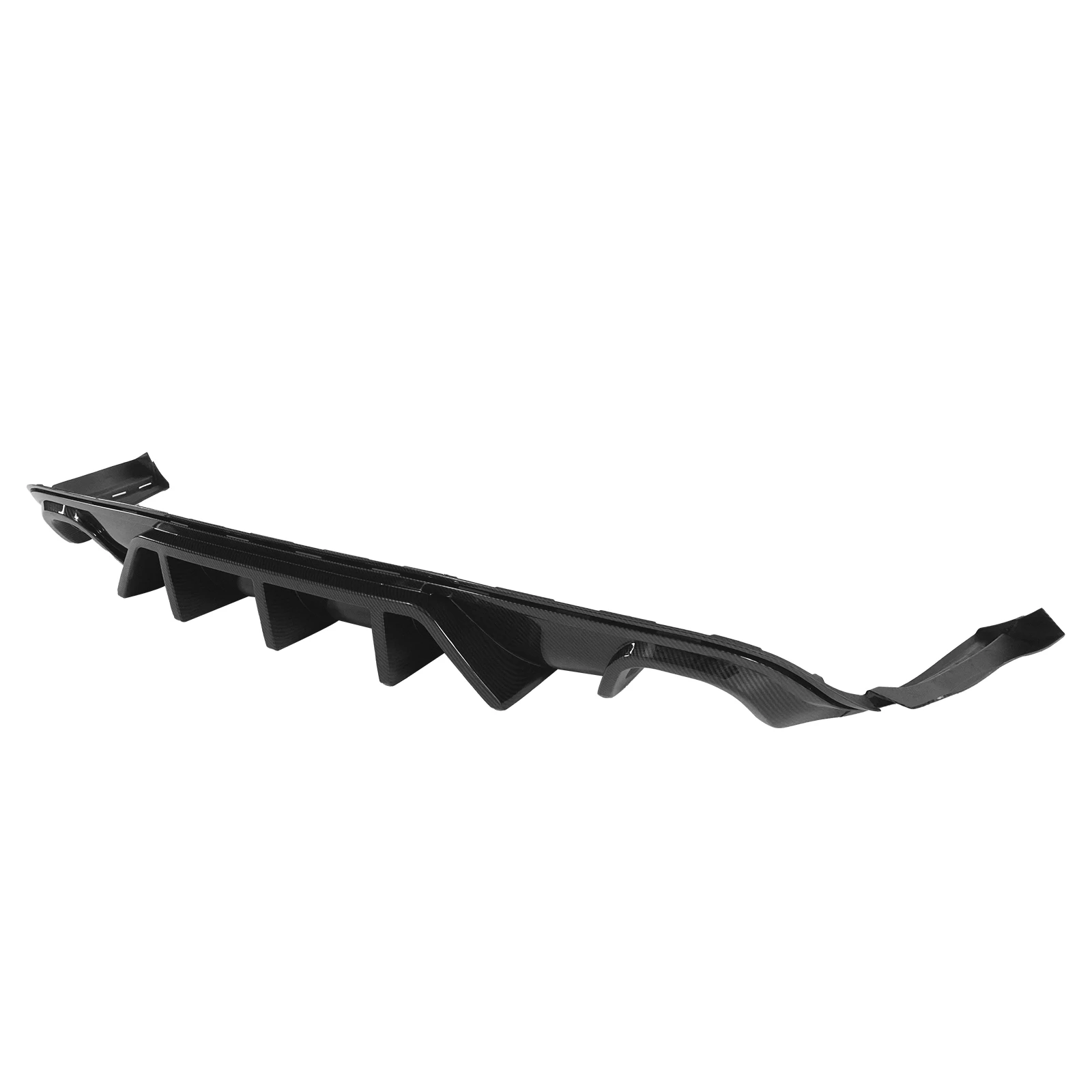 For Jeep Grand Cherokee SRT 2014 2015-2021 Rear Bumper Spoiler Splitter Diffuser Body Kit Car Accessories Carbon Fiber Look