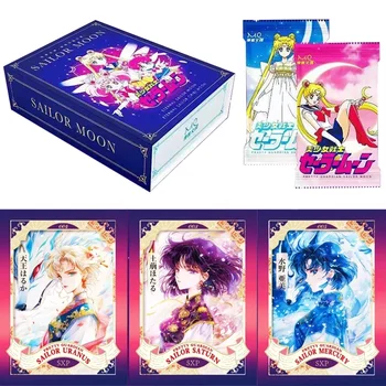 Sailor Moon Card Sailor Moon's Tsukino Usagi Luna Takeuchi Fantasy Magic Eternal Crystal Anime Collection Cards Toys Gift