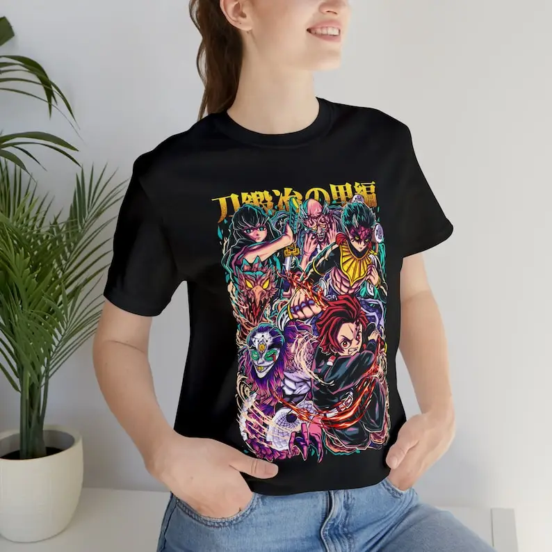 Demons Anime Tshirt Unisex,  Manga Shirt