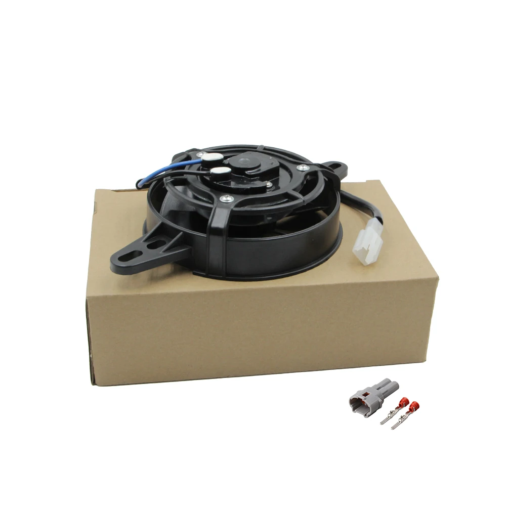 Universal Motorcycle 12V Cooling Fan Oil Cooler Engine Electric Radiator For Enduro Motocross Dirt Pit Bike Quad ATV Buggy Parts