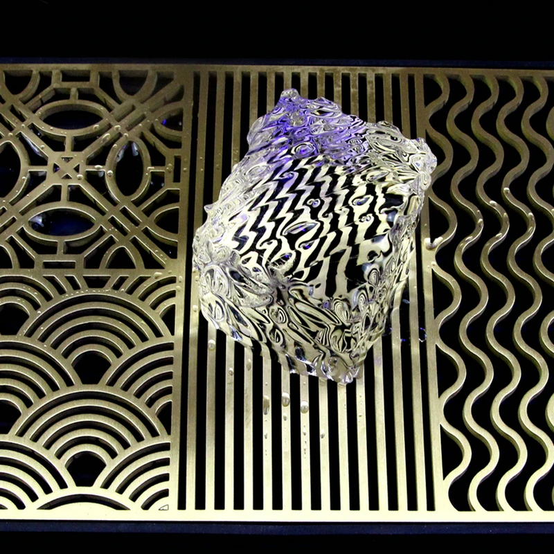 

1 шт. латунный трафарет для льда с логотипом, полый дизайн, шаблон для тиснения льда, для кухни, бара, инструменты для бармена