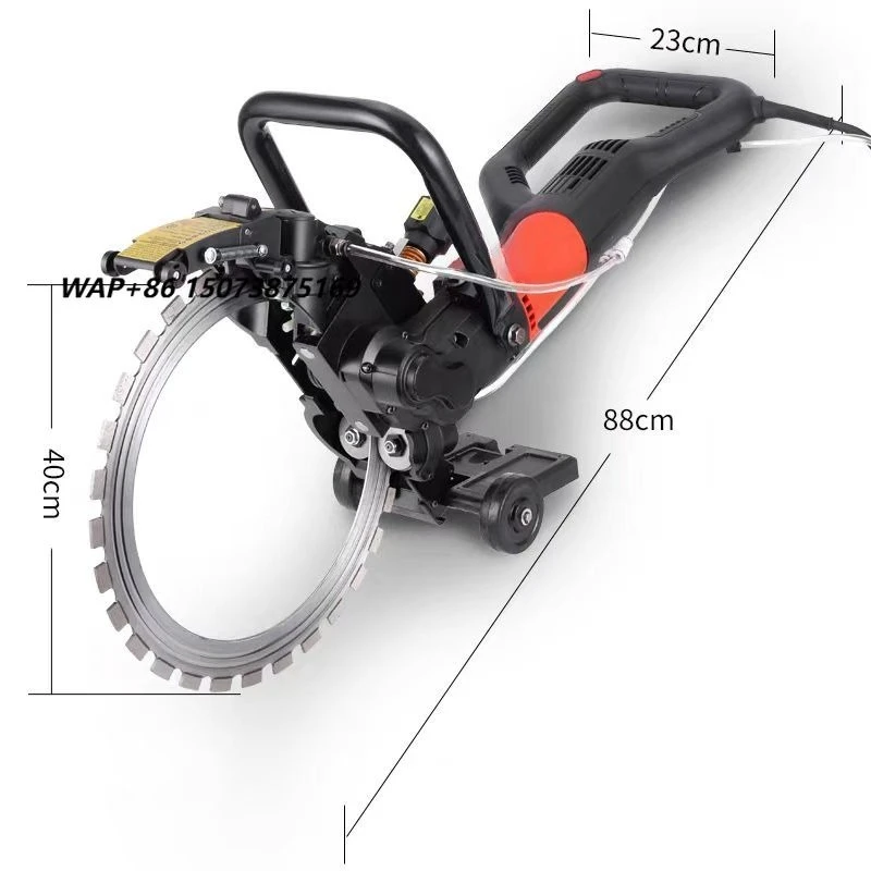 Multifunctional Brushless Ring Saw Wall Grooving Machine With Ring Blade Handy Concrete Cutter