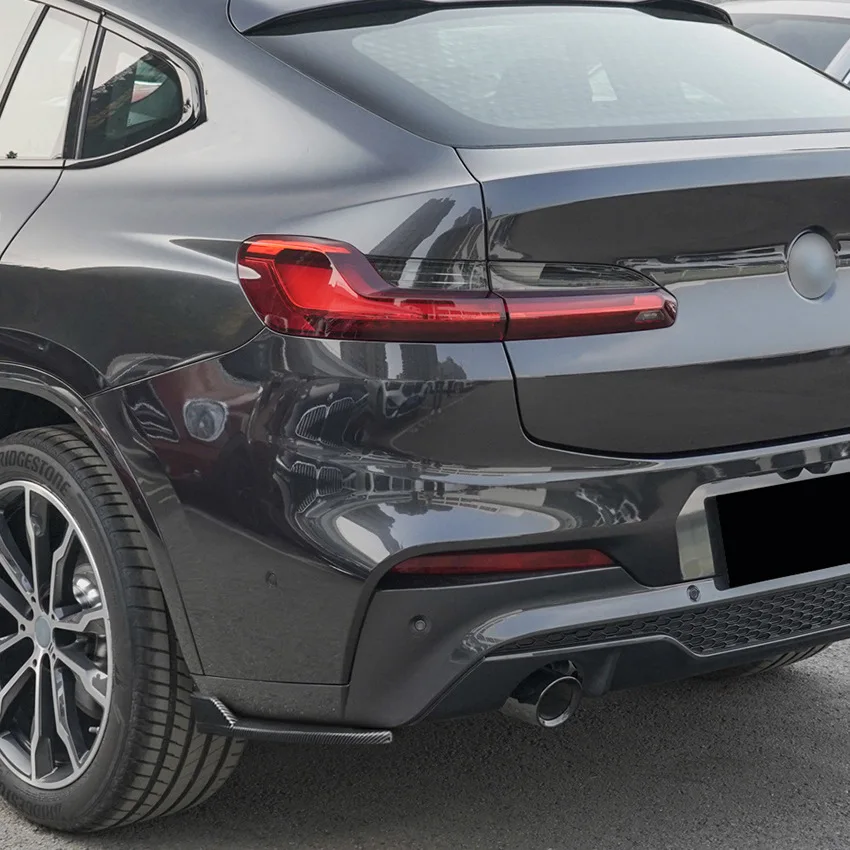 Rear Bumper Spoiler Diffuser Side Splitters Strip Lip For BMW X4 G02 M Sport 2018-2021 Side Skirt X3 G01 LCI MSport 2022 2023