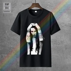 Marilyn Manson T-Shirts Punk Hippie Tshirt Goth Retro Fashion Sweatshirts Elegant Tee Shirt Gothic Emo T-Shirt