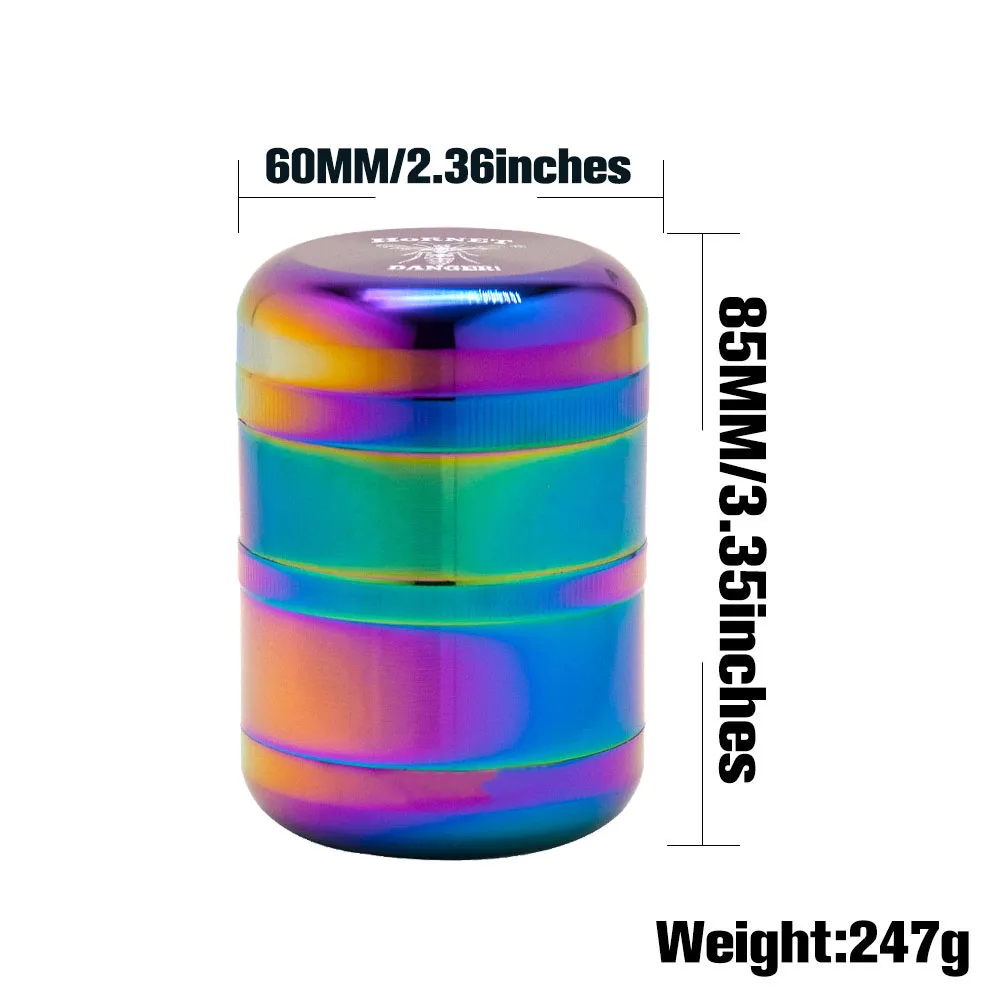 HORNET Zinc Alloy Crusher 60mm 6 Piece Crusher Accessories