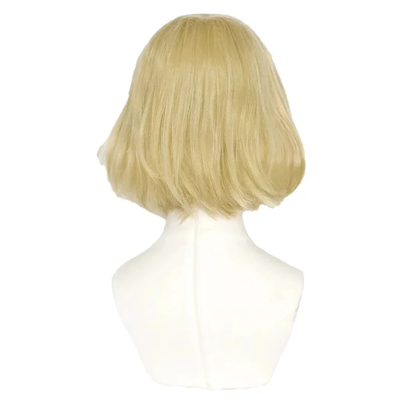 Game Biohazard Resistant 4 Ashley Graham Cosplay Wig Costume Heat Synthetic Hair Halloween Carnival Disguise Suits Accessories