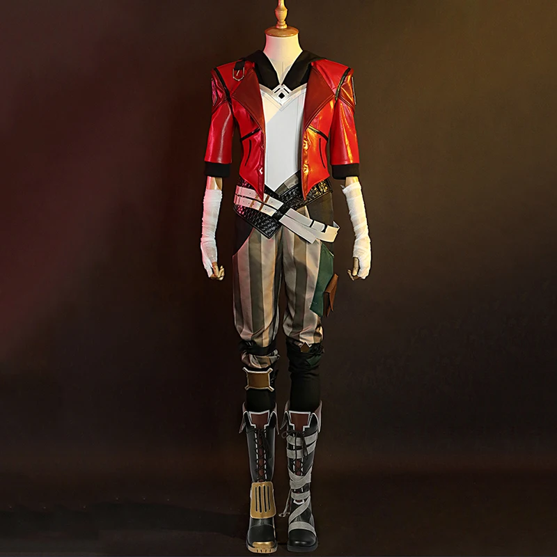 

Anime Comic LOL Cosplay Costumes the Piltover Enforcer Vi Cosplay Costume Uniforms Clothes Suits Wears Outfits Full Sets