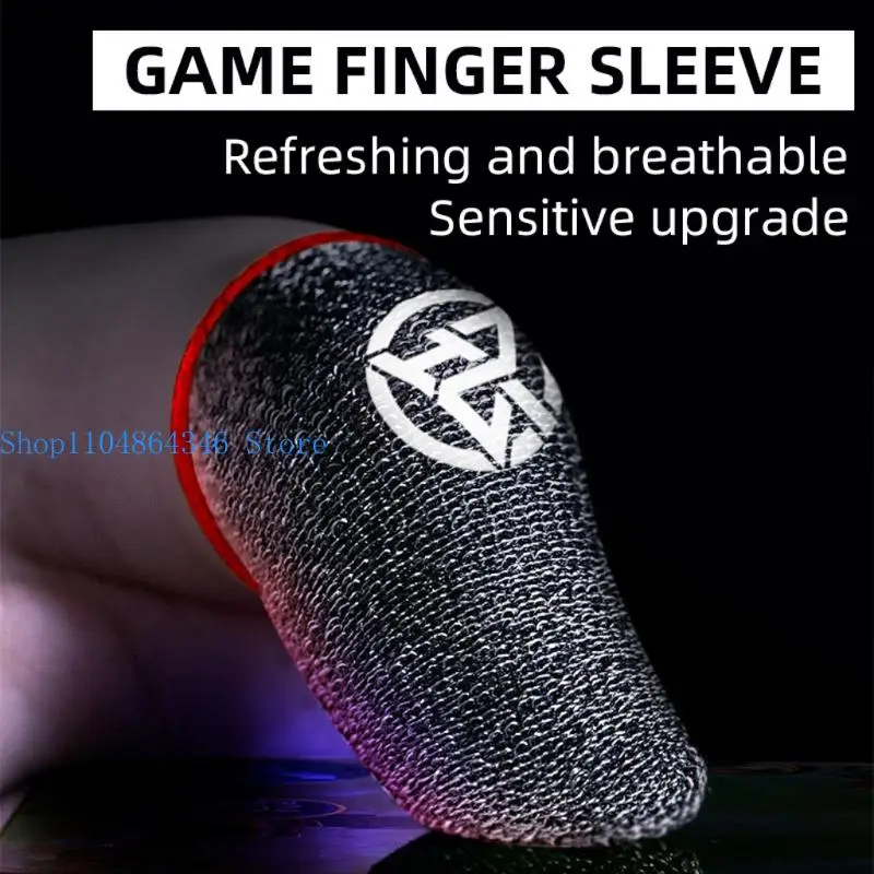 652F Ventilated Ergonomic Conductive Gaming Finger Protectors Sweat Resistant Surfaces Enhances Mobile Esports Responsiveness